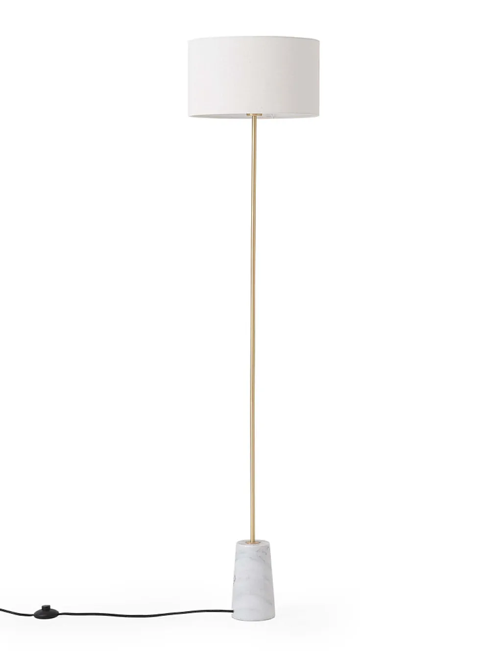 Tab marble base floor lamp
