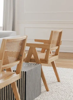 Takashi rattan accent chairs