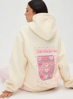 Take What You Need fleece hoodie
