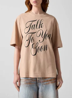 Talk To You Soon oversized tee