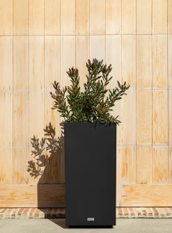Tall urban pedestal planter