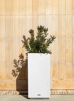 Tall urban pedestal planter