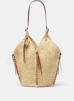 Tampa raffia tote bag