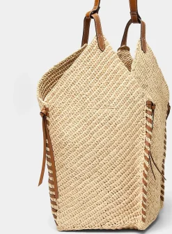 Tampa raffia tote bag