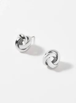 Tangled hoop earrings
