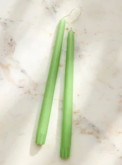 Taper colourful elongated candles