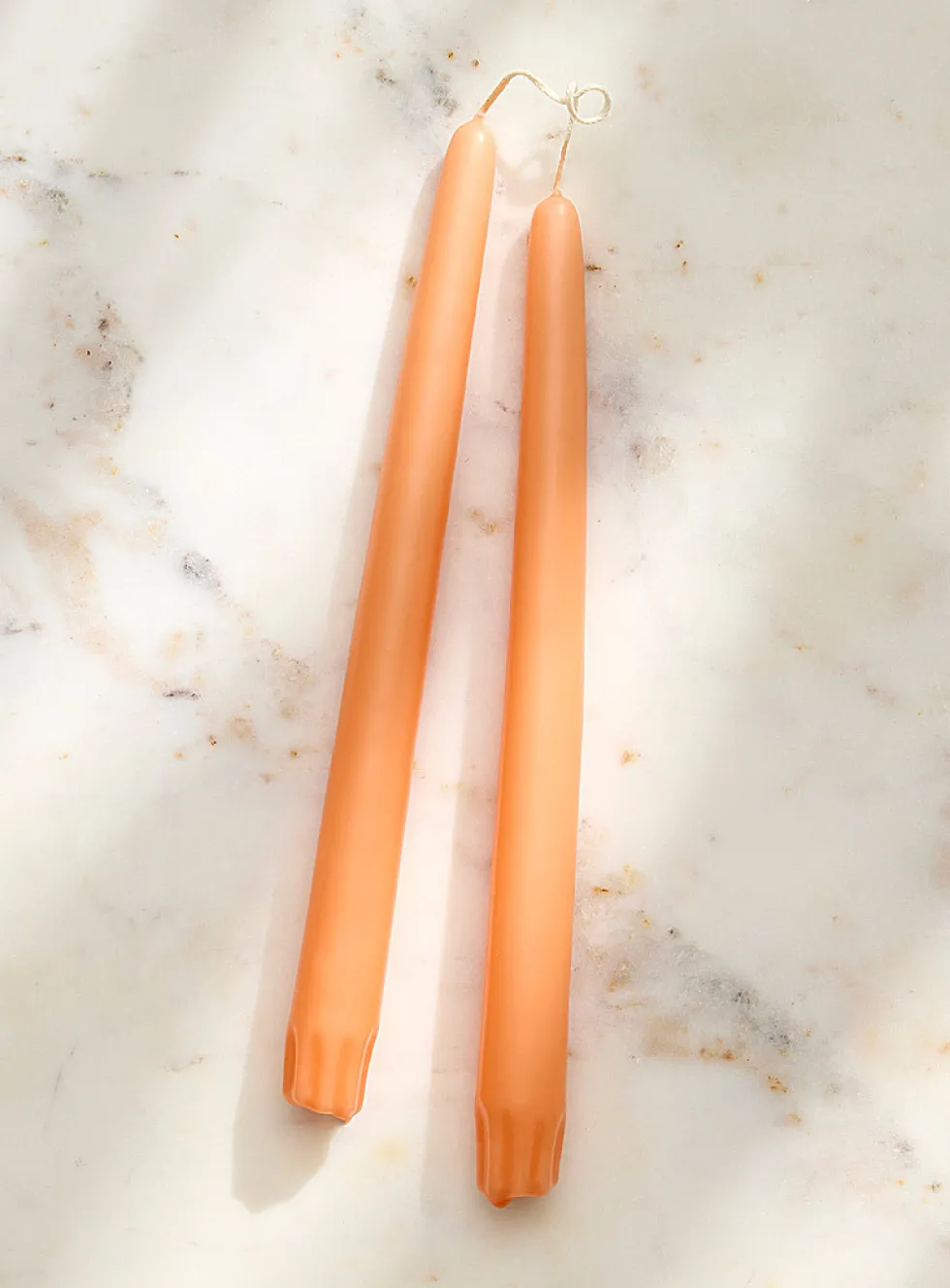 Taper colourful elongated candles
