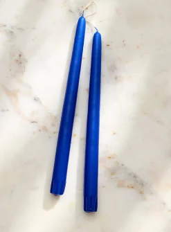 Taper colourful elongated candles