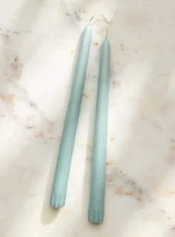 Taper colourful elongated candles