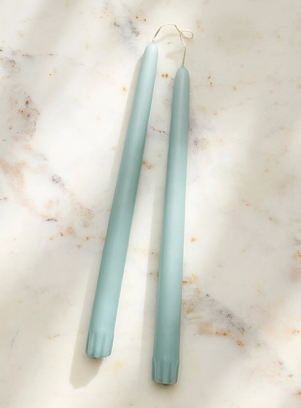 Taper colourful elongated candles