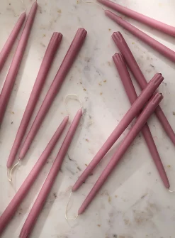 Taper elongated conical candles