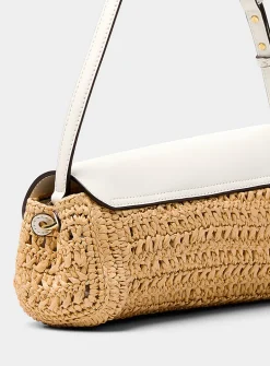 Tasha braided straw shoulder bag