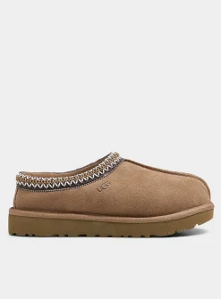 Tasman II chestnut mule slippers