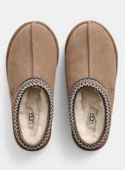 Tasman II chestnut mule slippers