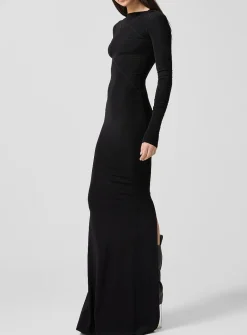 Temple long sleeves dress