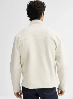 Tennis club zip-neck sweatshirt