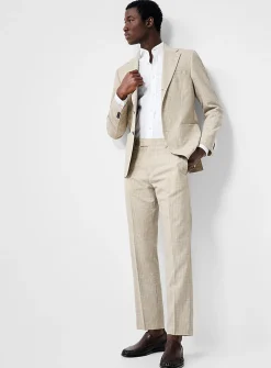 Tenser beige stripe pant