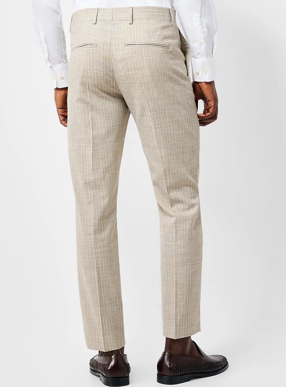 Tenser beige stripe pant