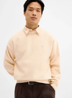 Terry-like textured sweatshirt
