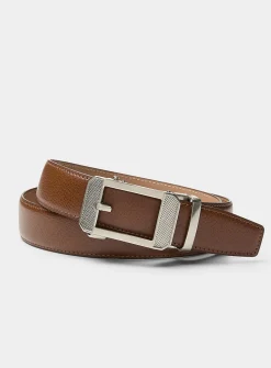 Textured automatic-buckle belt