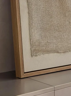 Textured collage wall art