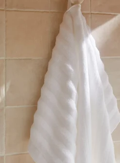Textured cotton towels