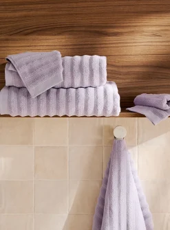 Textured cotton towels