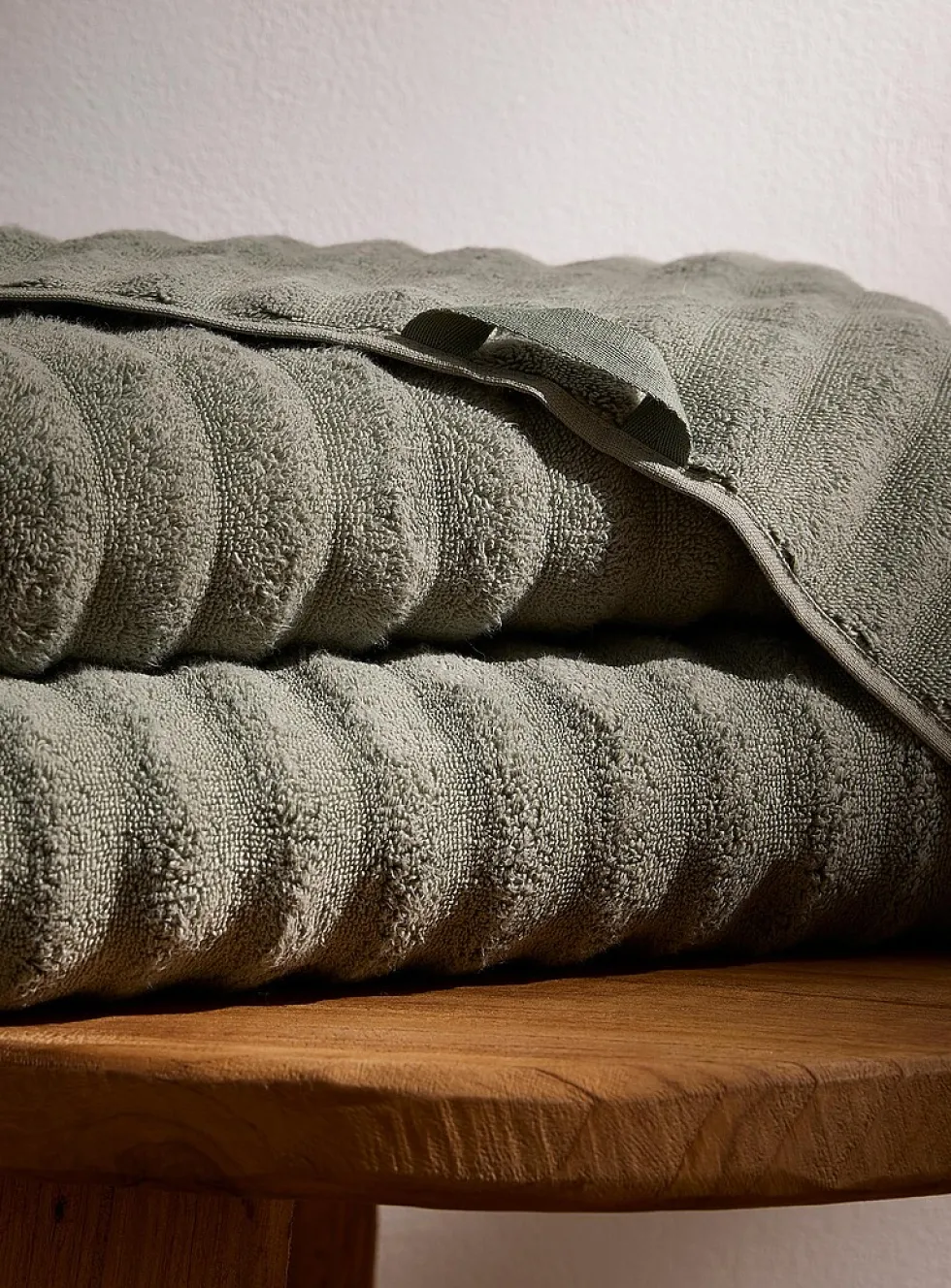 Textured cotton towels