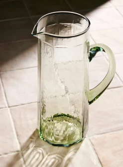 Textured faceted pitcher