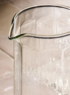 Textured faceted pitcher