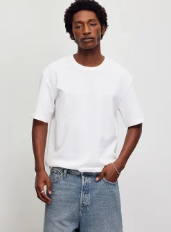 Textured jersey T-shirt
