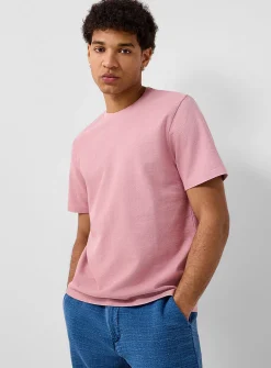 Textured jersey T-shirt