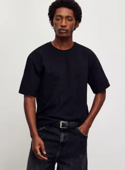 Textured jersey T-shirt