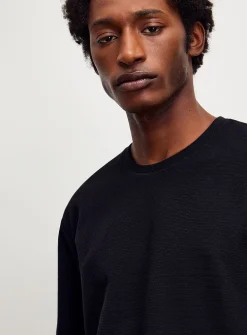 Textured jersey T-shirt