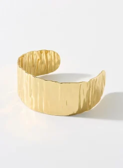 Textured open bangle