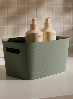 Textured storage basket
