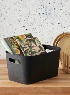 Textured storage basket