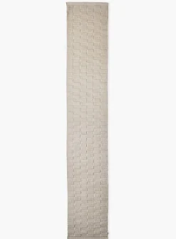 Textured tiles artisanal hallway runner