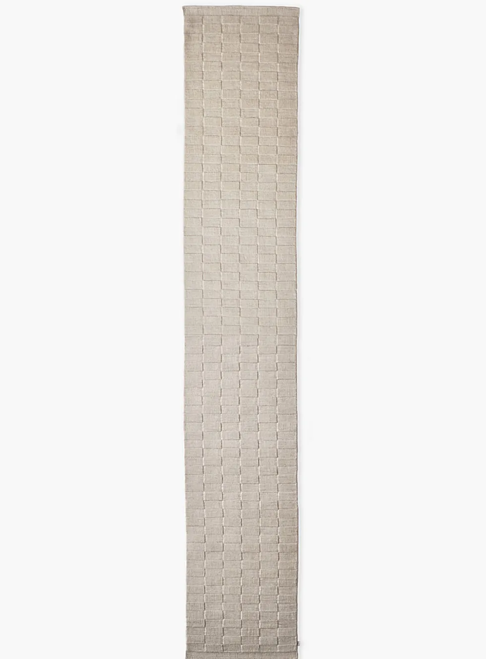 Textured tiles artisanal hallway runner