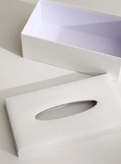 Textured tissue box
