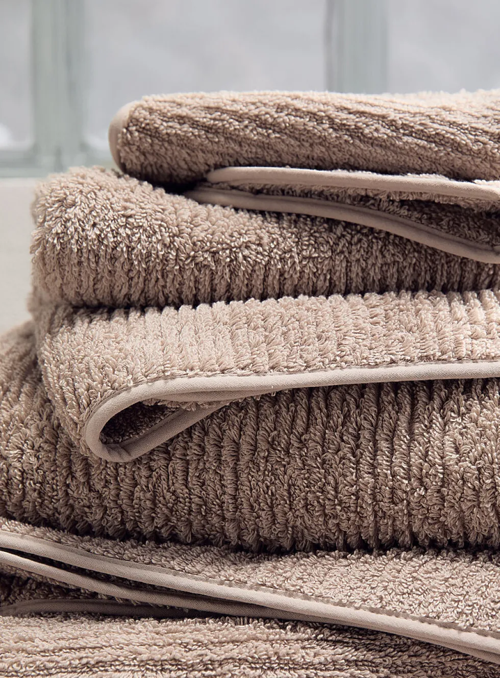 Textured Turkish cotton towels
