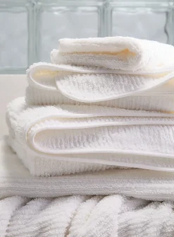 Textured Turkish cotton towels
