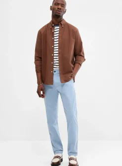 Textured weft chinos