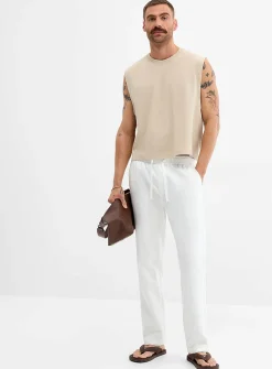 Textured weft pant
