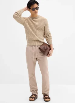 Textured weft pant