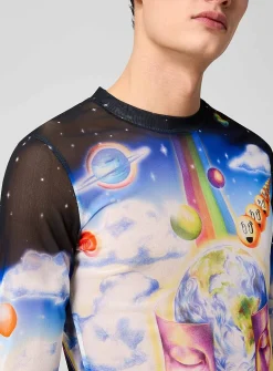 The Essential Experience long-sleeve mesh T-shirt