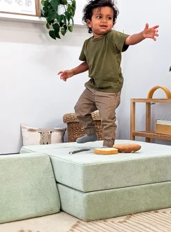 The Half-Coconut modular play couch