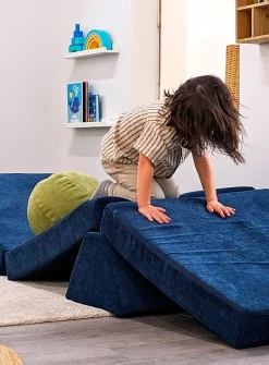 The Half-Coconut modular play couch