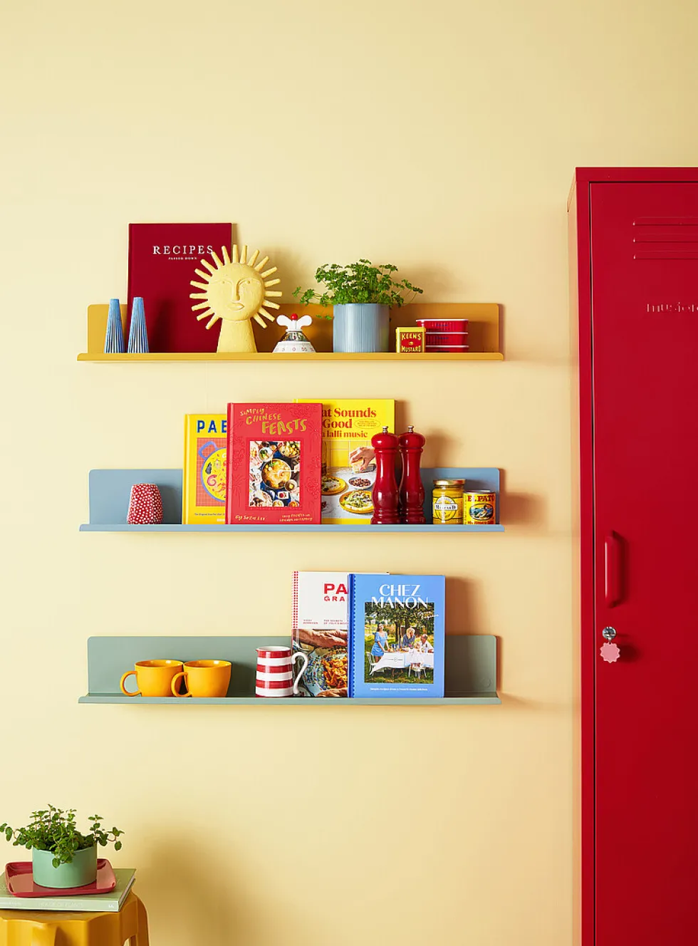 The Ledge large metallic shelf