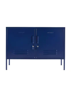 The Lowdown metallic storage cabinet